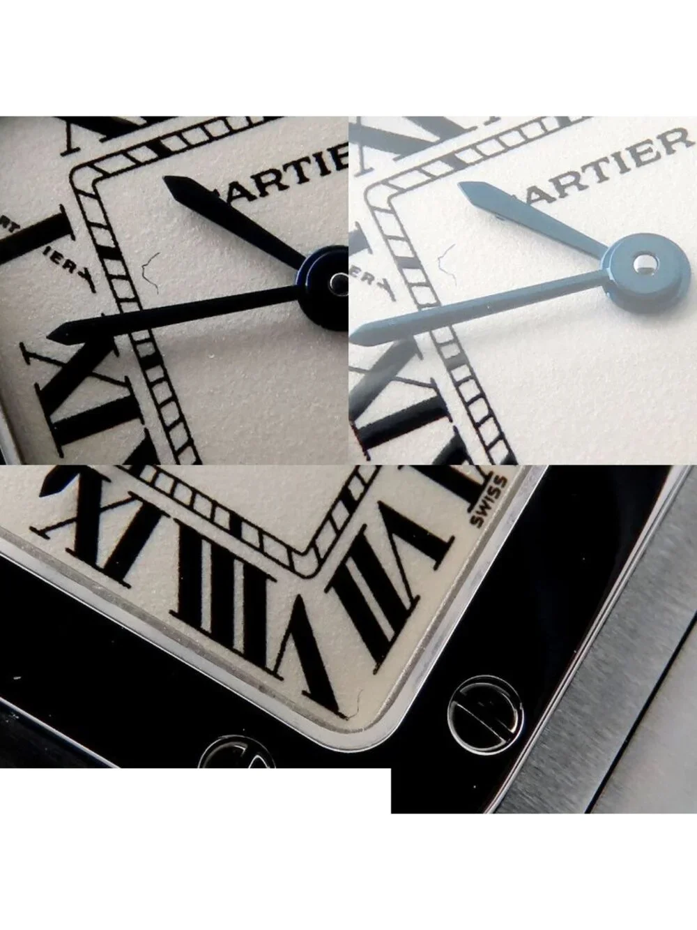 Cartier Santos Galbee SM Ivory SS Santos de Cartier Watch Quartz